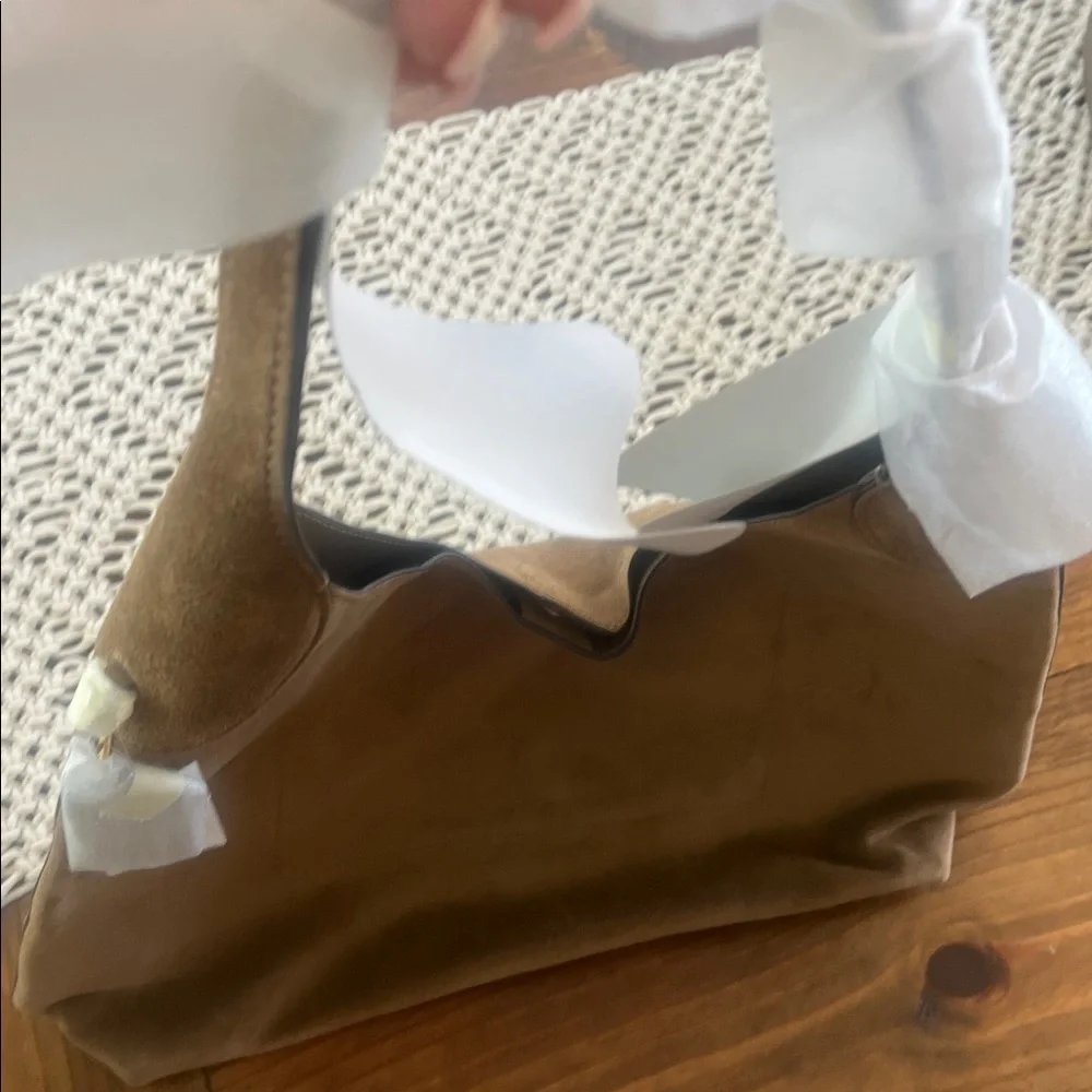 NWT Coach Suede Shoulder Hobo Bag - Picture 5 of 6